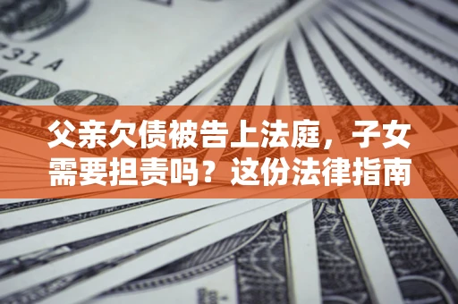 武汉父亲欠债被告上法庭，子女需要担责吗？这份法律指南必须看完