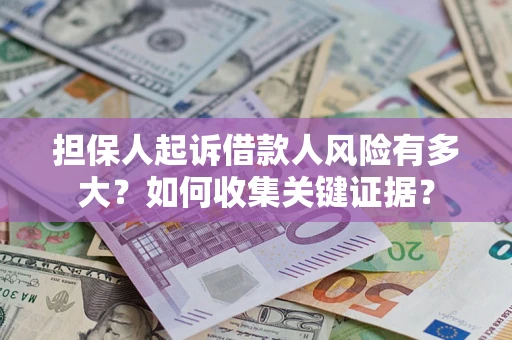 武汉担保人起诉借款人风险有多大？如何收集关键证据？