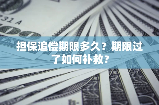 武汉担保追偿期限多久？期限过了如何补救？