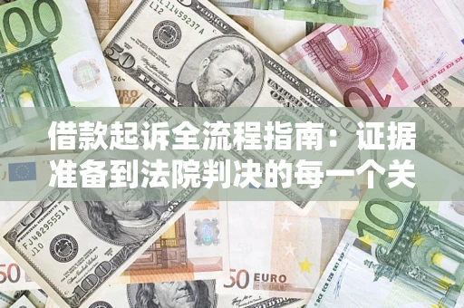 武汉借款起诉全流程指南：证据准备到法院判决的每一个关键步骤