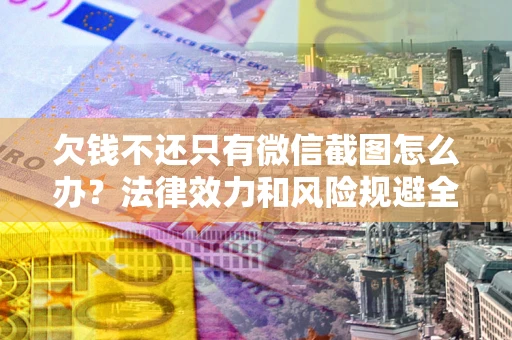武汉欠钱不还只有微信截图怎么办？法律效力和风险规避全解析