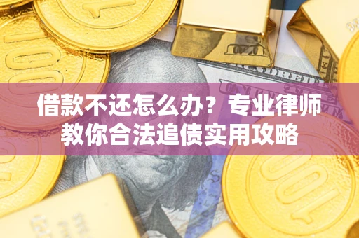 武汉借款不还怎么办？专业律师教你合法追债实用攻略