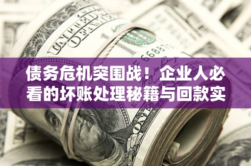 武汉债务危机突围战！企业人必看的坏账处理秘籍与回款实战指南