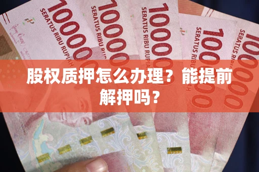 武汉股权质押怎么办理？能提前解押吗？